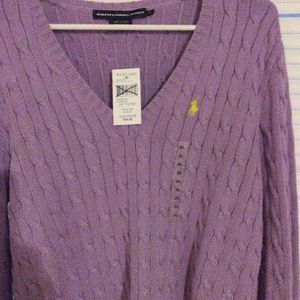 Lavender Purple Ralph Lauren Polo Sweater